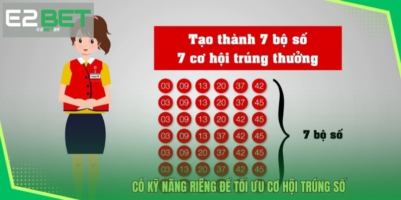 Có kỹ năng riêng để tối ưu cơ hội trúng số